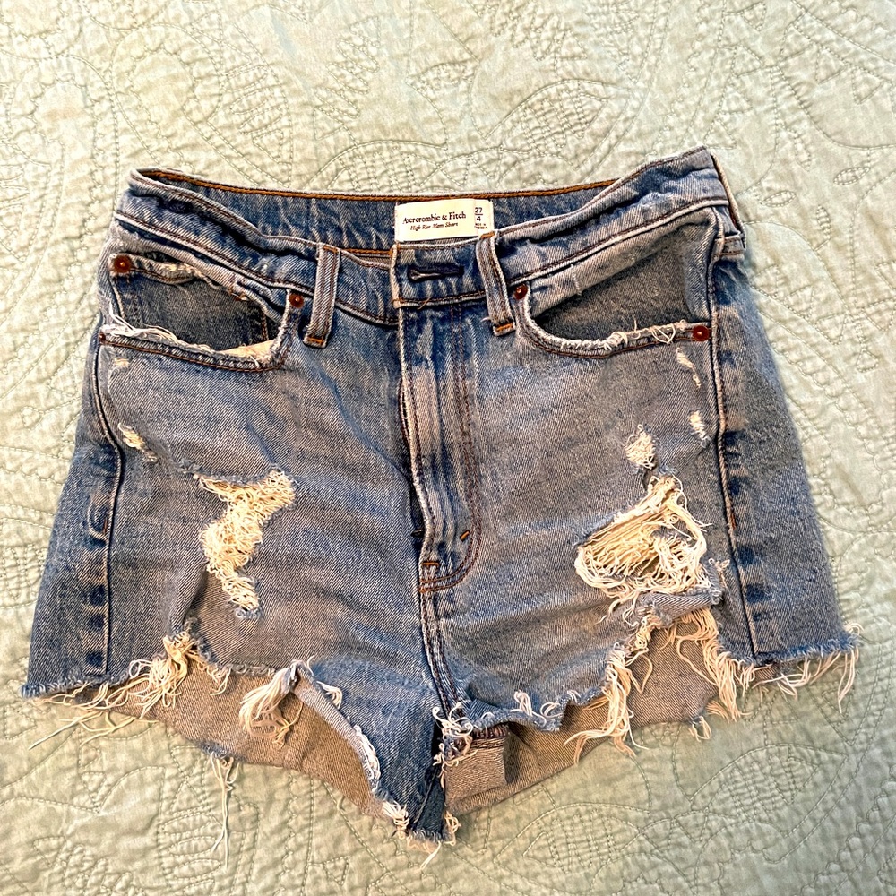 Abercrombie and Fitch High Rise Mom Shorts